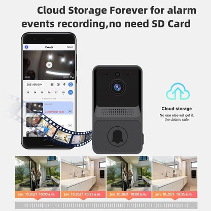 Elevate Your Home Security with the Ultimate Smart Wireless WiFi Video Doorbell - Experience Peace of Mind!