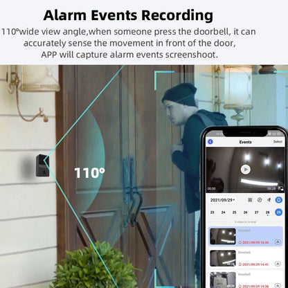 Elevate Your Home Security with the Ultimate Smart Wireless WiFi Video Doorbell - Experience Peace of Mind!