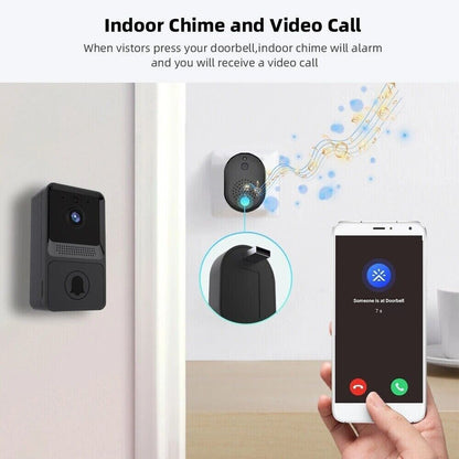 Elevate Your Home Security with the Ultimate Smart Wireless WiFi Video Doorbell - Experience Peace of Mind!