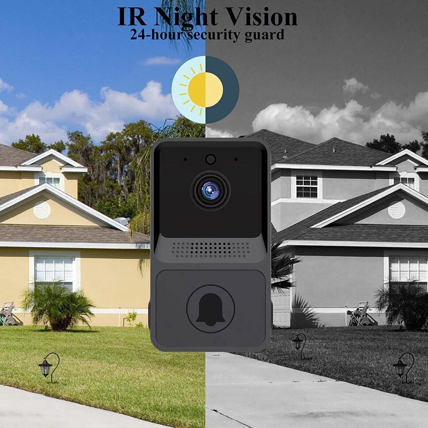 Elevate Your Home Security with the Ultimate Smart Wireless WiFi Video Doorbell - Experience Peace of Mind!